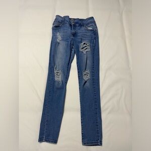 Refugee Brand Skinny Ripped Jeans